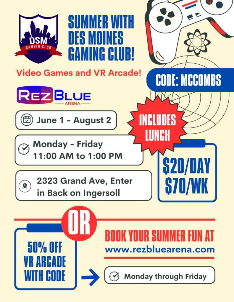 Summer Camp - Des Moines - Video Game -Virtual Reality - Fun in Des Moines